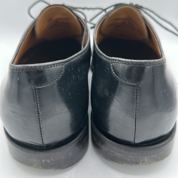 Johnston & Murphy black cap toe Oxford dress shoes, size 10 main image 4